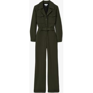 Reiss Ray utility wide fit jumpsuit met ceintuur