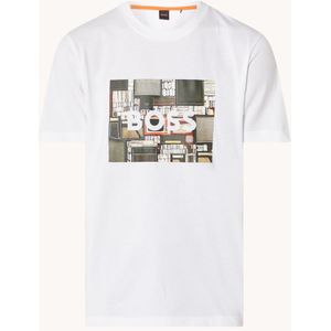 HUGO BOSS Teeheavyboss T-shirt met logoprint