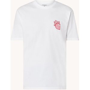 Carhartt WIP T-shirt van biologisch katoen met logo- en backprint
