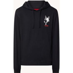 HUGO BOSS Dammico hoodie met logo- en backprint