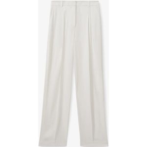 Reiss Lydia high waist wide fit pantalon met plooidetail