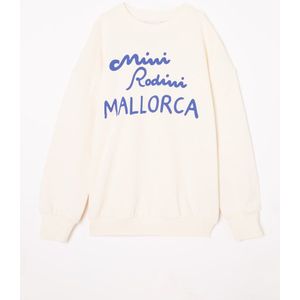 Mini Rodini Mr Mallorca oversized sweater van biologisch katoen
