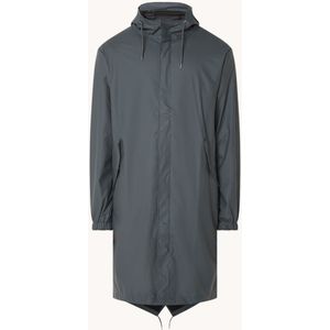 Rains Fishtail parka met capuchon en klepzakken