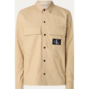 Calvin Klein Regular fit overshirt met borstzakken en logo