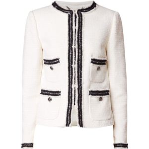 L.K.Bennett Charlee blazer van bouclé met knoopdetail