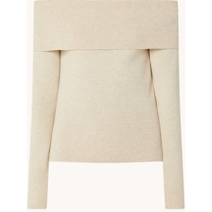 Moss Copenhagen Hinasofia fijngebreide off-shoulder top