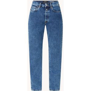 Replay High waist straight leg jeans met steekzakken