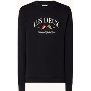 Les Deux Ivy sweater met logoprint