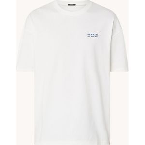 Denham Katagami T-shirt met logo- en backprint
