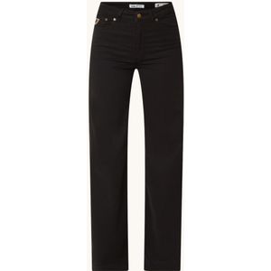 Lois High waist straight leg jeans met stretch