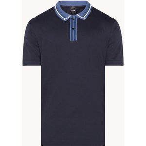 HUGO BOSS Phillipson slim fit polo met getipte boorden