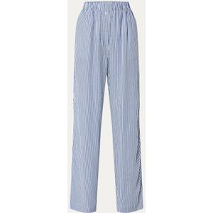 The Frankie Shop Mirca high waist wide fit pantalon met streepprint