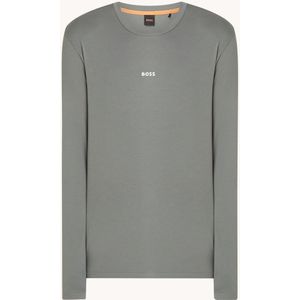 HUGO BOSS Tchark longsleeve met logoprint