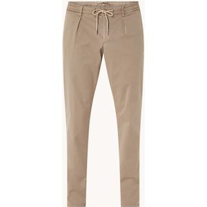 Profuomo Slim fit chino in lyocellblend met trekkoord