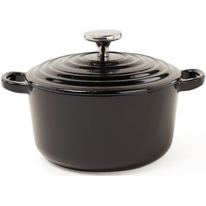 BK Bourgogne braadpan Ø 20 cm - zwart - gietijzer - inductie