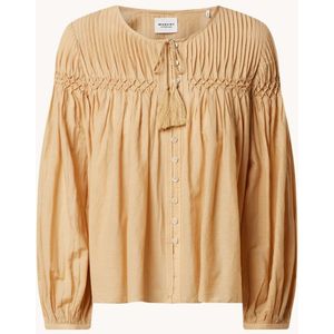 Isabel Marant Abadi blouse met plooidetail