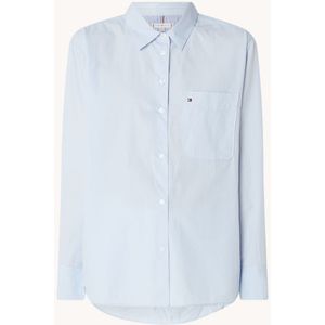 Tommy Hilfiger Essential blouse met logoborduring en borstzak