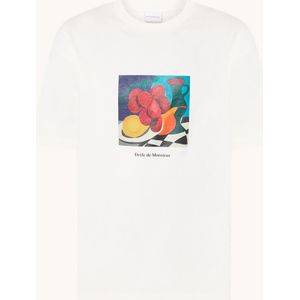 Drôle de Monsieur T-shirt met logoprint