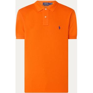 Ralph Lauren Custom slim fit polo van piqué katoen