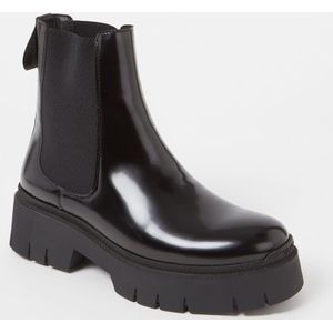 HUGO BOSS Chelsea boot met plateauzool