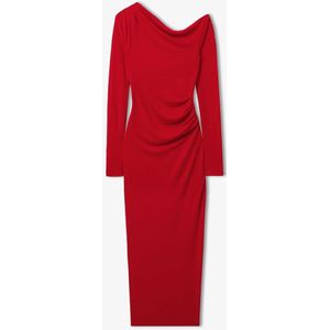 Reiss Becky one shoulder midi jurk van jersey