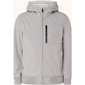 Airforce Softshell jack met logo en ritszakken