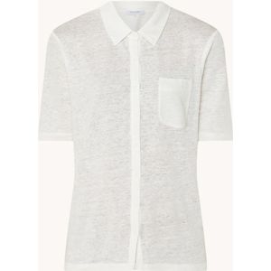Gerard Darel Mylene blouse van linnen met gemêleerd dessin
