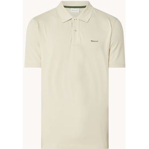 Gant Regular fit polo van piqué katoen met logoborduring