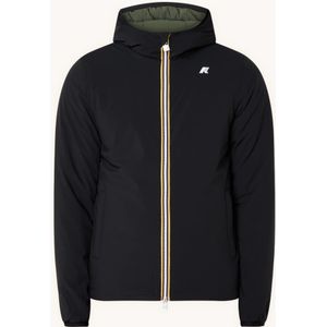 K-Way Reversible jack met capuchon en logo