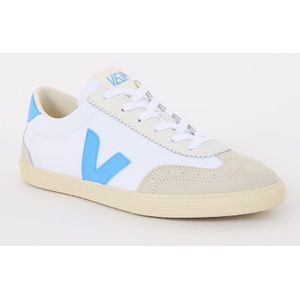 Veja Volley sneaker van canvas met suède details