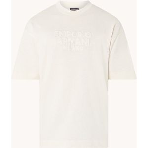 Emporio Armani Oversized T-shirt met logoborduring