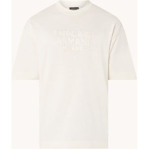 Emporio Armani Oversized T-shirt met logoborduring