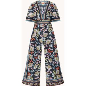 Farm Rio Wide fit jumpsuit met bloemenprint en steekzakken