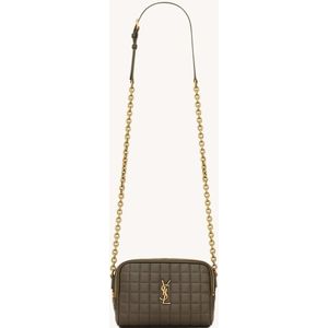 Saint Laurent Cassandre Matelassé Carré Mini Camera crossbodytas van quilted lamsleer