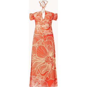 Laagam Siam midi jurk met bloemenprint