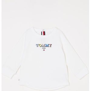Tommy Hilfiger Sweater van biologisch katoen met logoprint