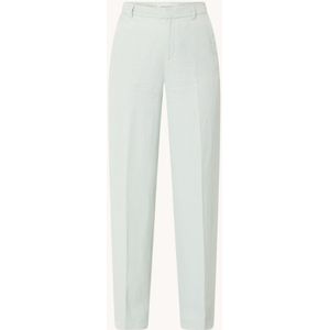 Josephine & Co Dorothea high waist wide fit pantalon in linnenblend