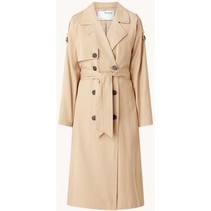 Selected Femme New Bren double-breasted trenchcoat in lyocellblend