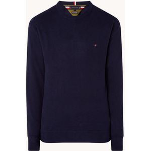 Tommy Hilfiger Fijngebreide pullover in kasjmierblend met logoborduring