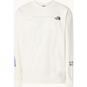 The North Face Sweater met logo- en backprint