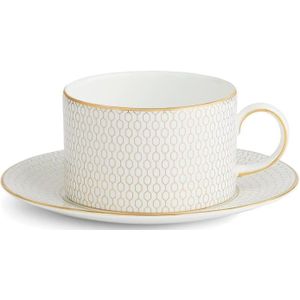 Wedgwood Gio Gold kopje met schotel 18 cl