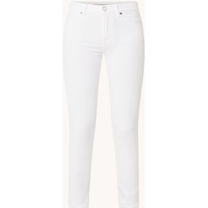 7 For All Mankind Mid waist slim fit cropped jeans in lyocellblend