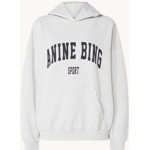 Anine Bing Harvey oversized hoodie met logoprint