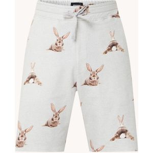 Snurk Bunny Bums pyjamabroek van biologisch katoen met print