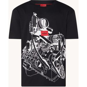 HUGO BOSS Dacifico T-shirt met print en logo