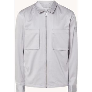 Calvin Klein Overshirt met borstzakken en logo