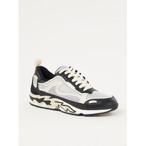 Sandro Sneaker met leren en mesh details