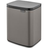 Brabantia Bo Prullenbak - 7 liter - Platinum