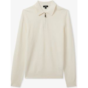 Reiss REGIS Wool Half-Zip Polo Shirt