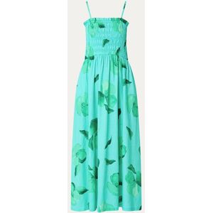 Seafolly Secret Garden midi jurk in linnenblend met bloemenprint